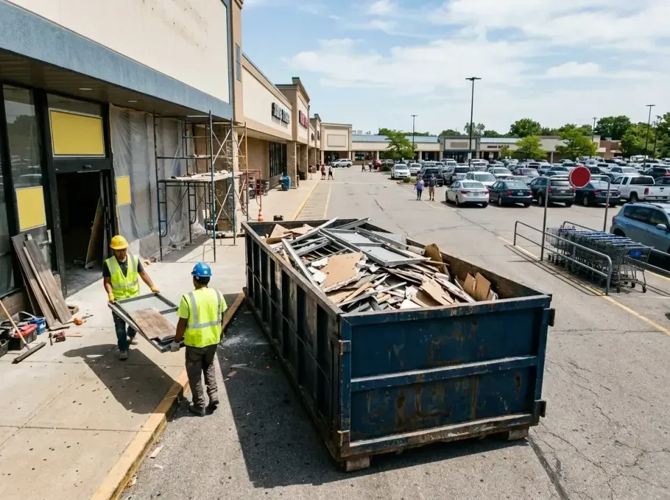 retail-store-renovation-debris-003 — frequently asked questions, Roll-off Dumpster Rentals in Marquette Heights, IL